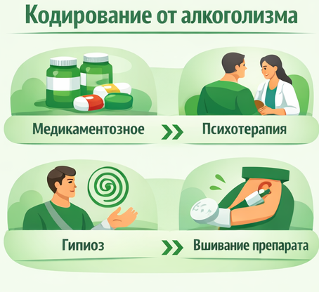 кодирование от алкоголизма в Дубовке Санати